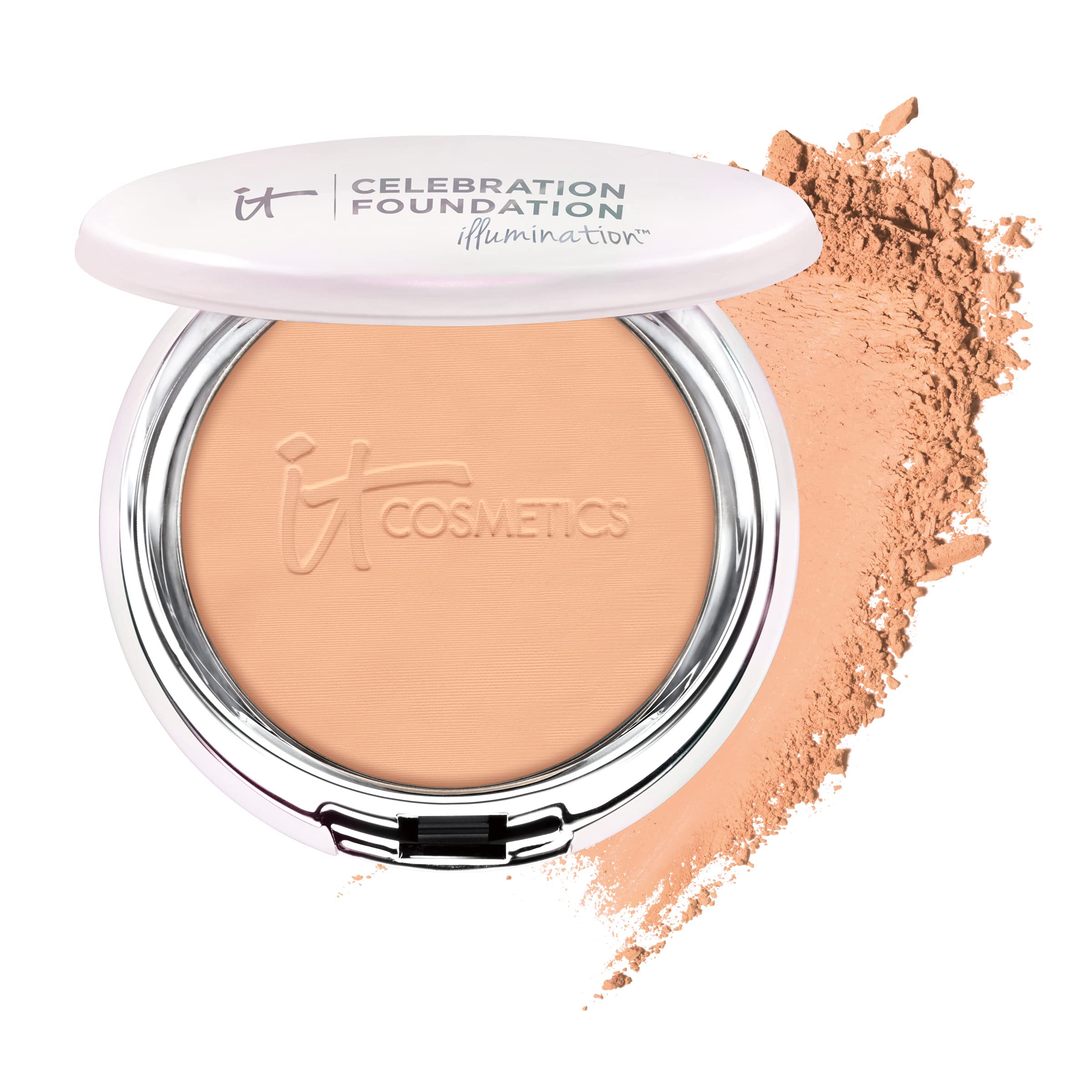 IT Cosmetics Celebration Foundation Illumination aplicada suavemente para cobertura uniforme