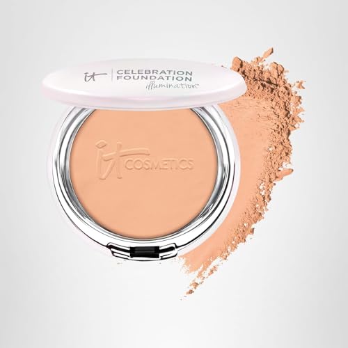 Envase compacto IT Cosmetics Celebration Foundation Illumination para retoques en cualquier momento