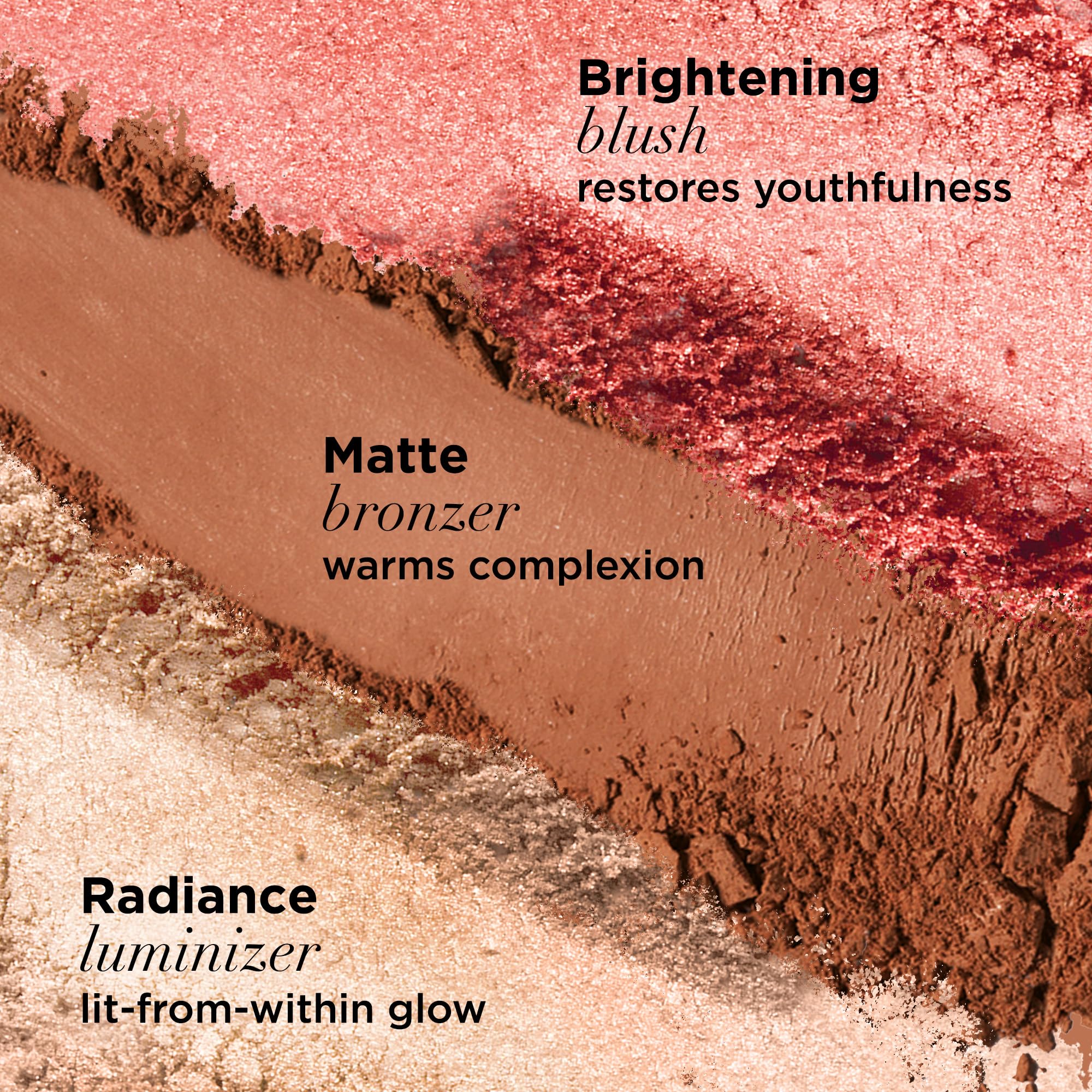IT Cosmetics luminizador radiante para resaltar rasgos con brillo sutil.