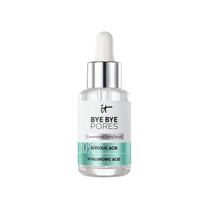 Suero IT Cosmetics Bye Bye Pores con ácido glicólico para reducir poros visibles.
