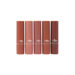 Italia Deluxe Cinco labiales mousse mate en tubo para retoques rápidos
