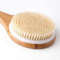 Ithyes cepillo cuerpo fibras naturales para exfoliar la piel de forma suave