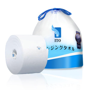 ITO Toalla desechable facial ultra suave y tacto fino, ideal para piel sensible.