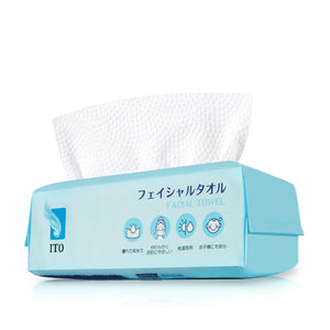ITO toalla facial desechable ultra suave ofrece limpieza suave y rápida.