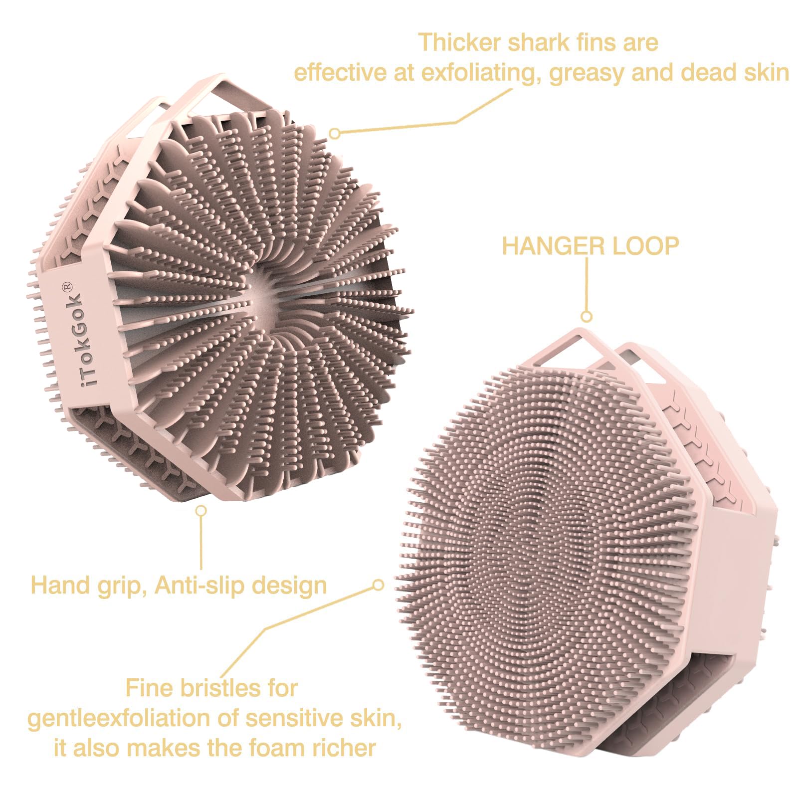 iTOKGOK material silicona duradera: fácil de limpiar y reciclable