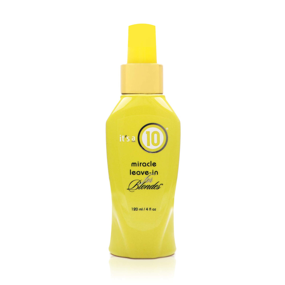 It's a 10 Haircare Milagro para rubias en botella, realza brillo y suavidad.