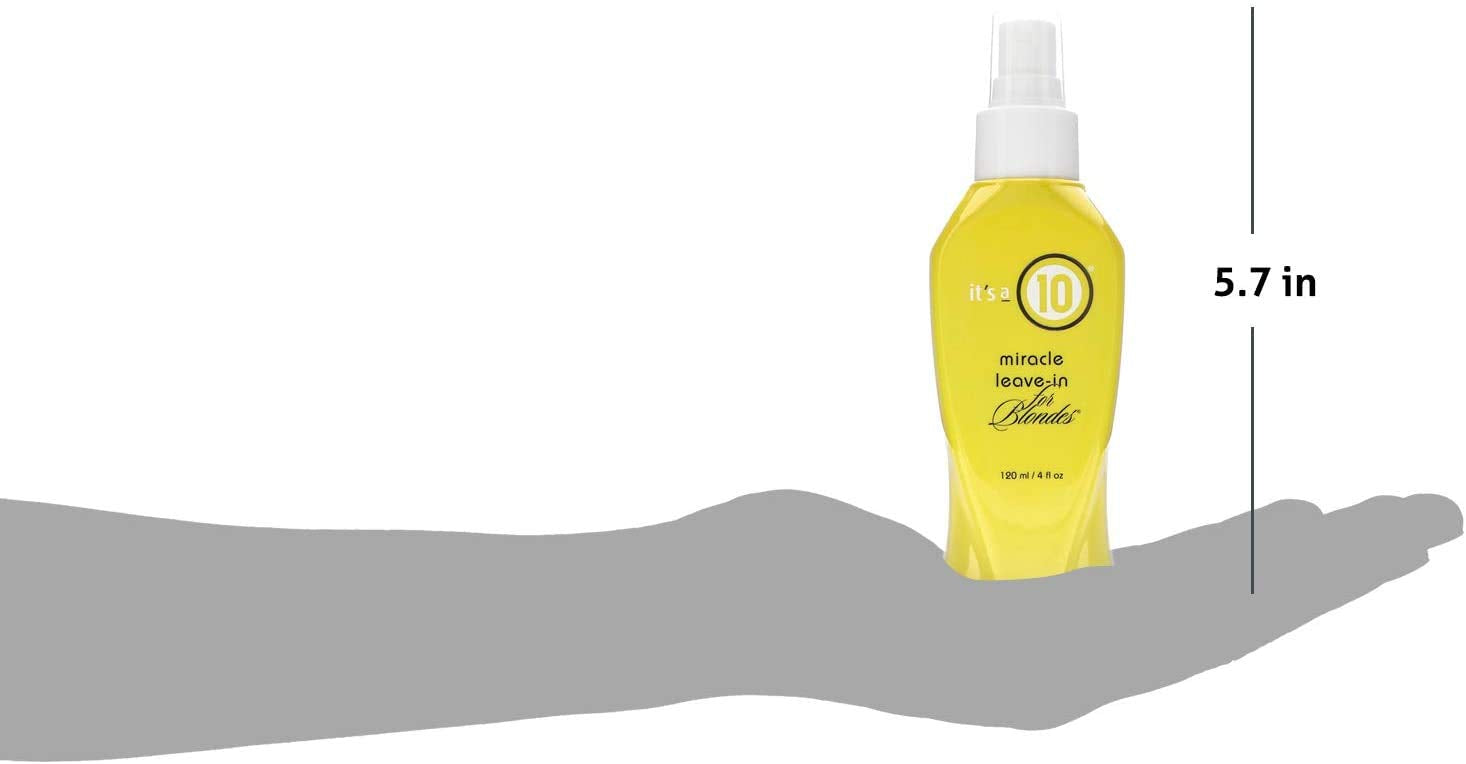 It's a 10 Haircare Milagro para rubias, brillo natural y ligero.