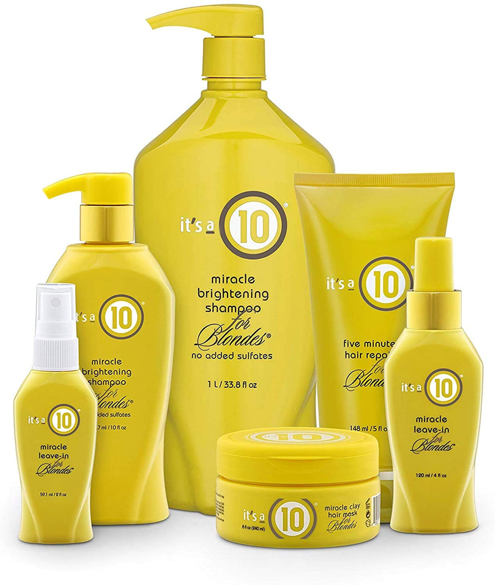 It's a 10 Haircare Milagro para rubias, mejora el peinado diario.