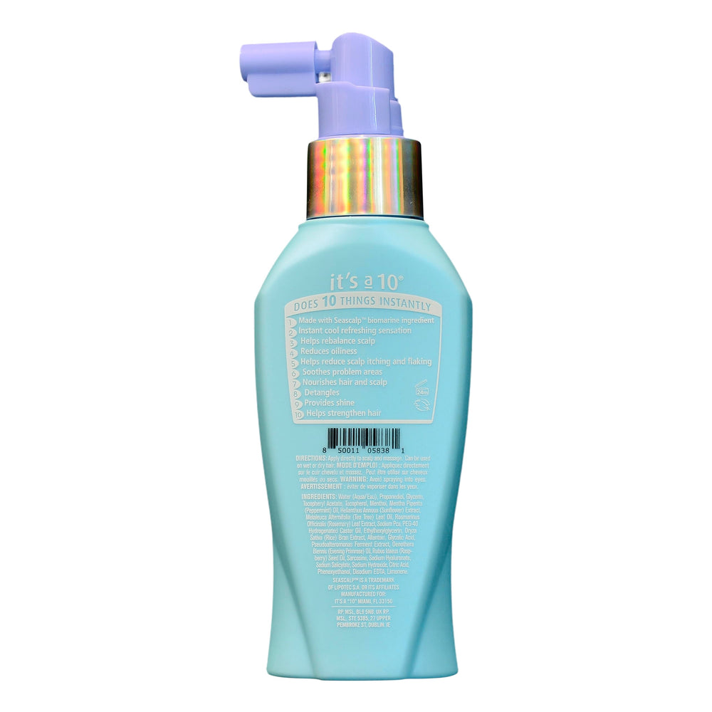 It’s a 10 Haircare rociador para uso diario en cuero cabelludo, cómodo y ligero