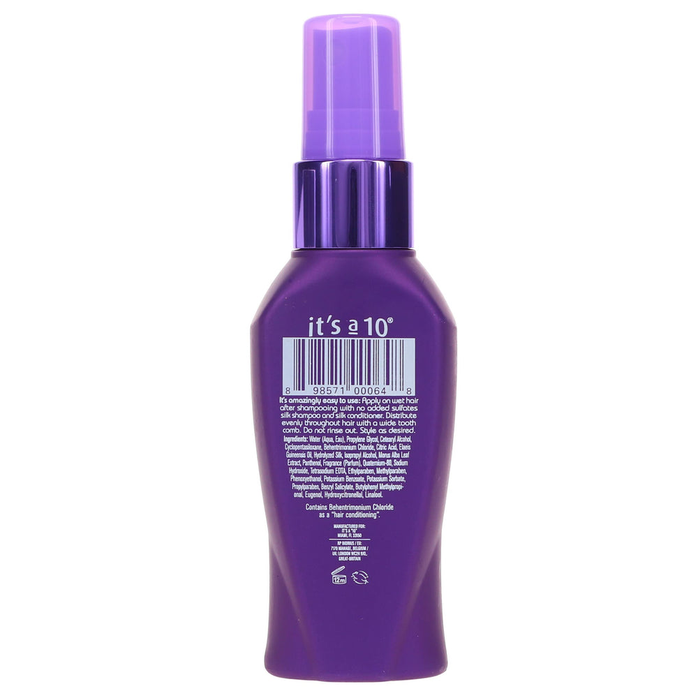 Its 10 Haircare Silk Express Silk sin-enjuague, brillo durable para looks diarios