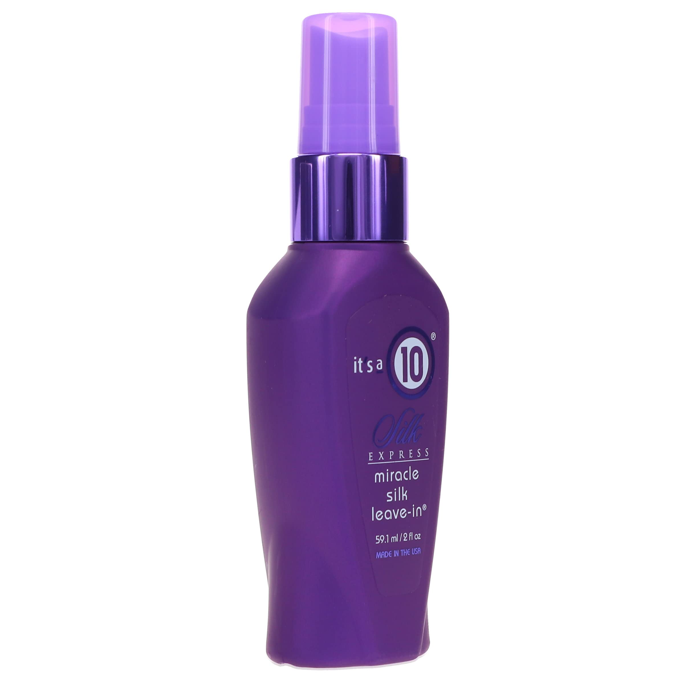 Its 10 Haircare Silk Express Silk sin-enjuague, envase compacto para viaje