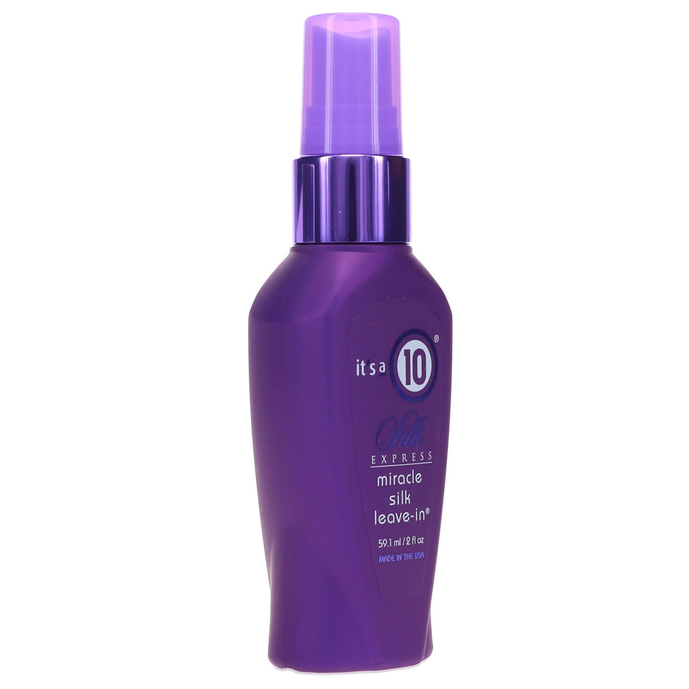 Its 10 Haircare Silk Express Silk sin-enjuague, envase compacto para viaje