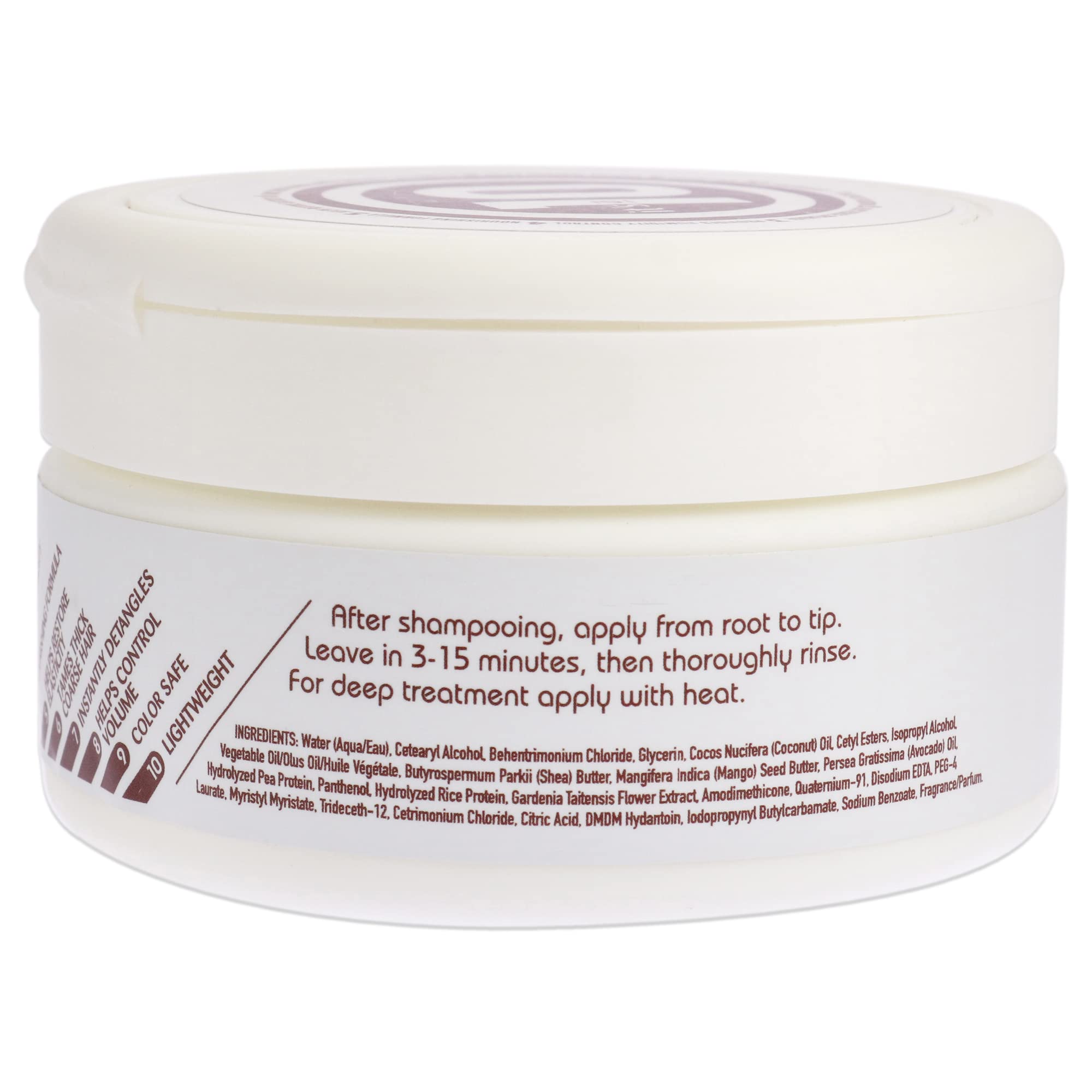 Its a 10 Coily Miracle Mask, aplicación para rizos definidos, mejora elasticidad y brillo