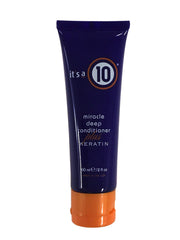 Its A 10 Haircare botella de acondicionador milagro profundo con keratina para cabello suave y brillante