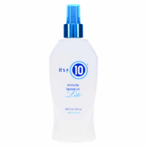 Its A 10 Miracle Leave-In Lite, botella-vertido, brillo natural y protección del calor
