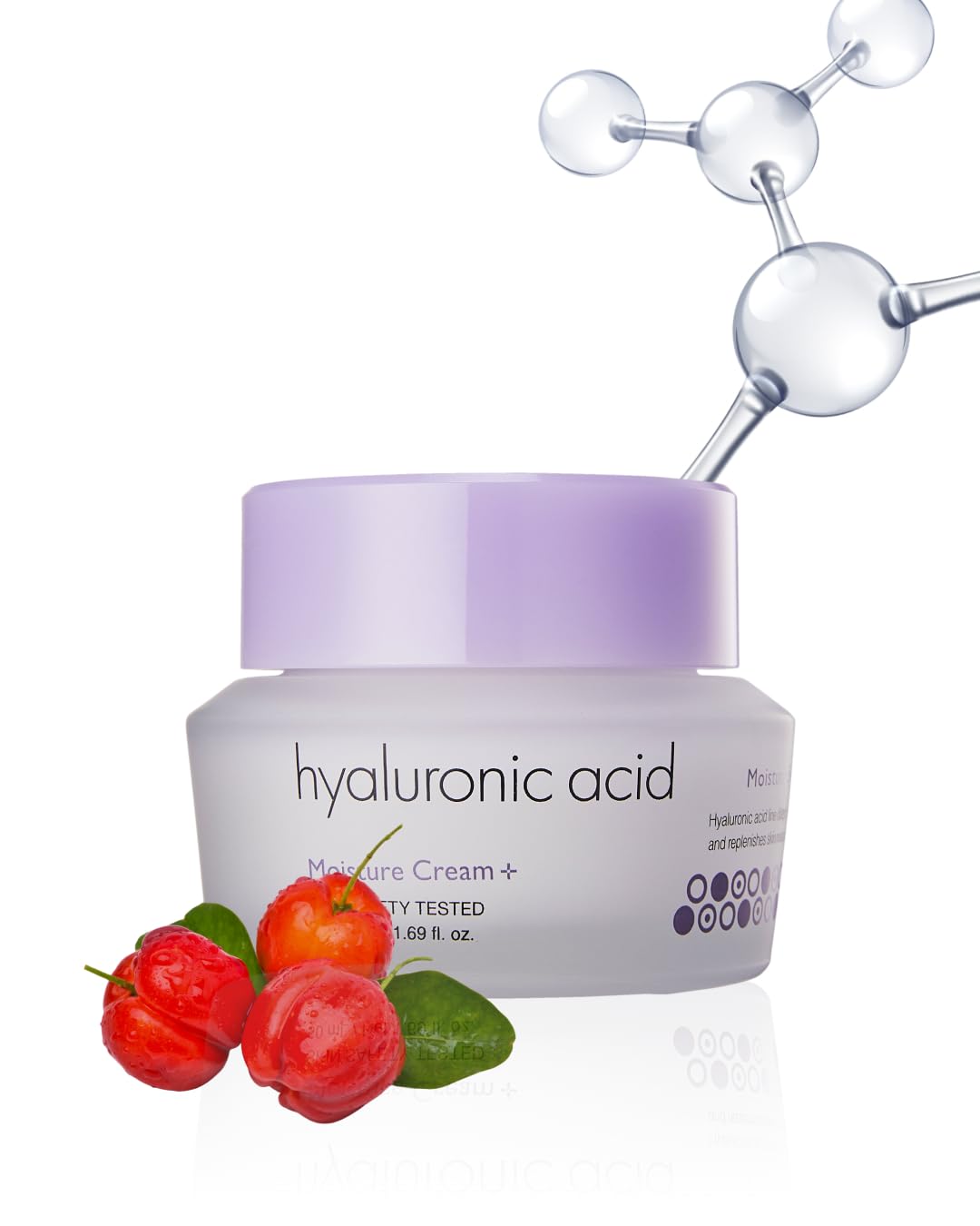 It'S SKIN crema con ácido hialurónico en envase para hidratación duradera