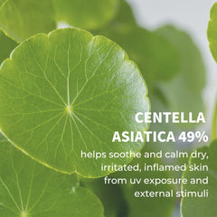 IUNIK Centella Calming Protector Solar, sin rastro blanco ideal para maquillaje.