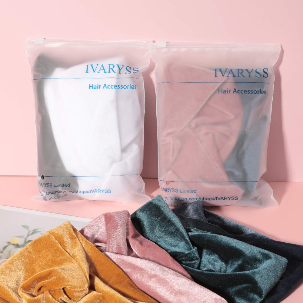IVARYSS banda para la cabeza ancha con nudo multicolor, versátil para diversas ocasiones.