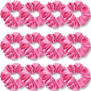 IVARYSS coleteros de terciopelo rosa: comodidad y estilo al cabello