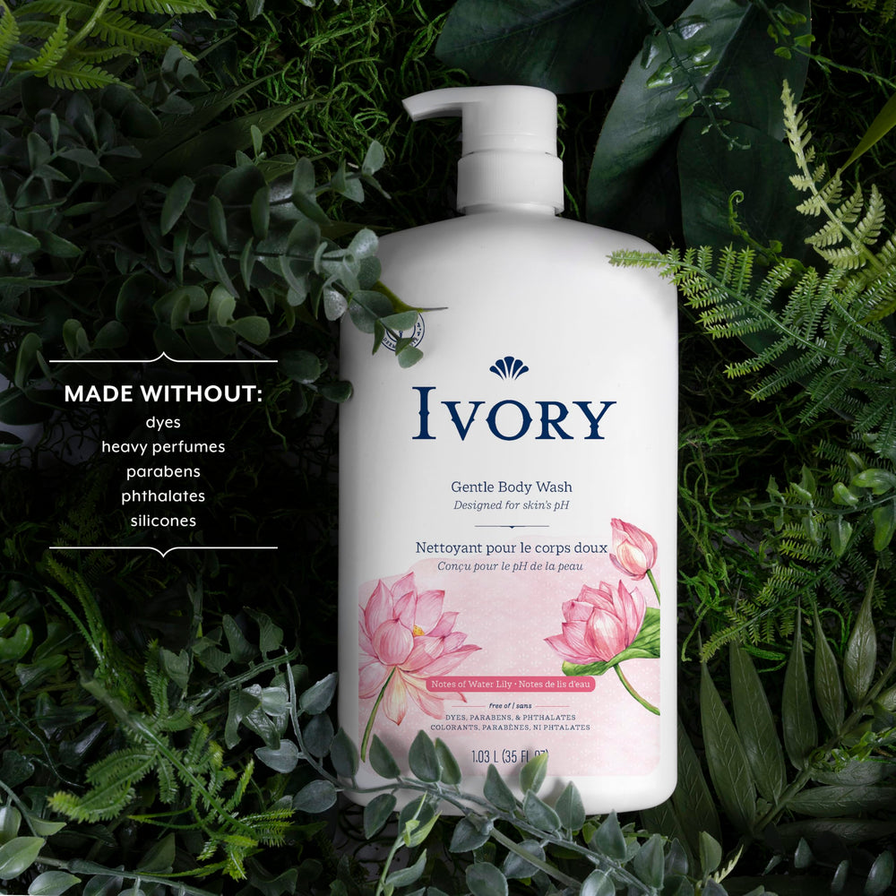 Ivory 14 Ingredientes Clave: fórmula sencilla para una limpieza diaria sin irritantes.
