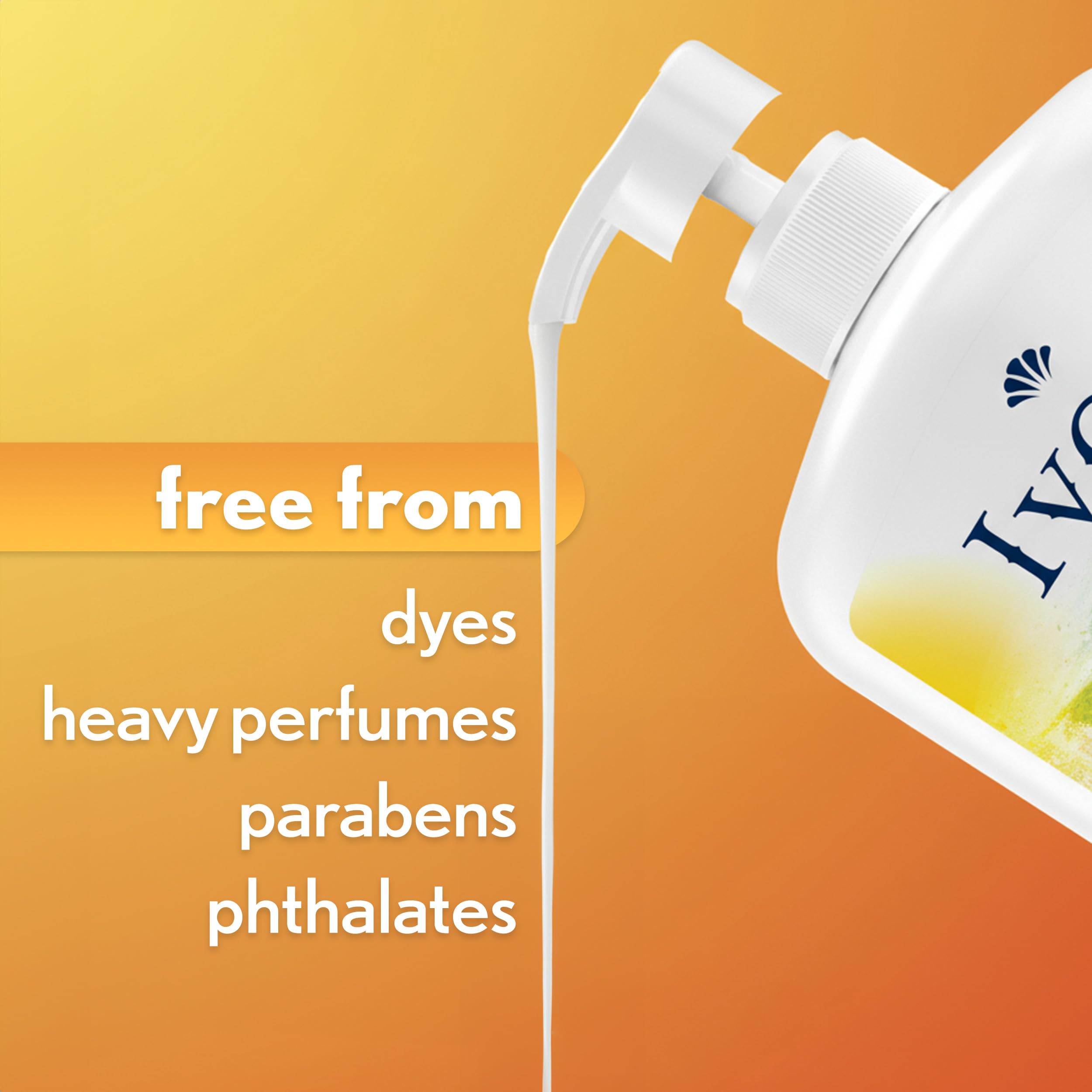 Ivory Body Wash: fórmula con pH balanceado para equilibrio cutáneo.