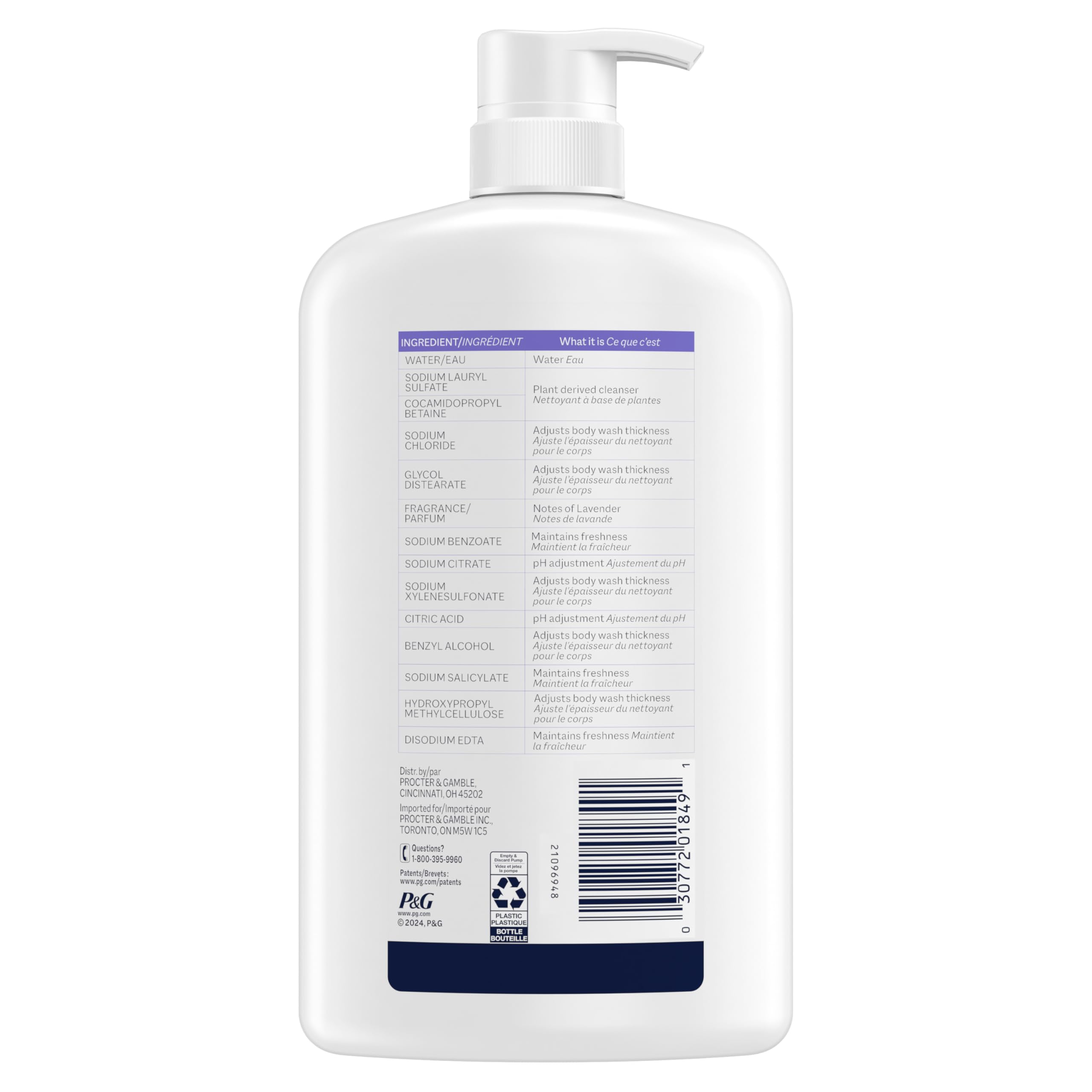 Ivory Gel de Ducha: uso familiar, apto para adultos y niños mayores de tres años