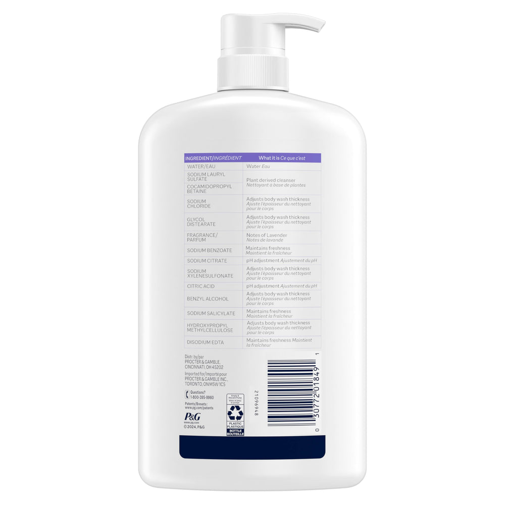 Ivory Gel de Ducha: uso familiar, apto para adultos y niños mayores de tres años