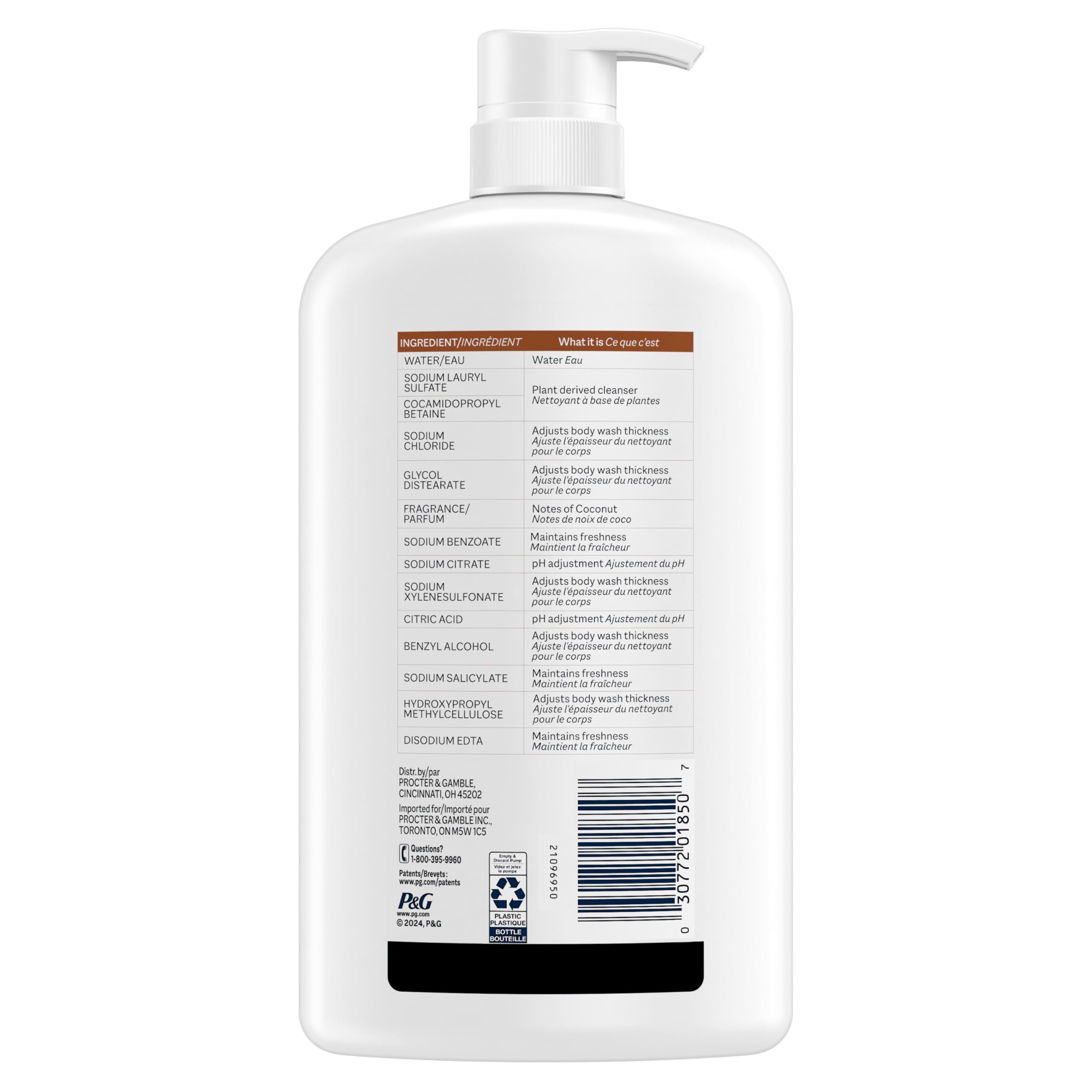 Envase Ivory pensado para familia, fácil de usar y limpieza eficiente.
