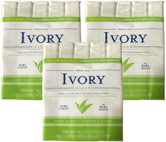 Ivory Jabón puro de limpieza, barra de 3,17 onzas, ideal para uso diario suave.