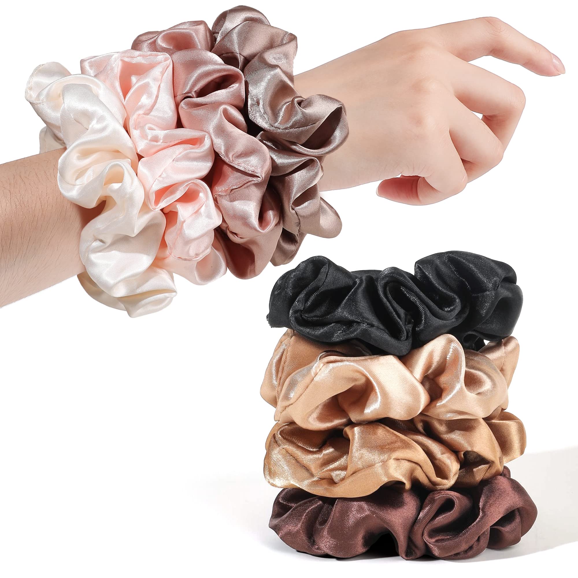 Ivyu bandas satinadas para cabello rizado, sujetan sin dañar y permiten moverse con facilidad.