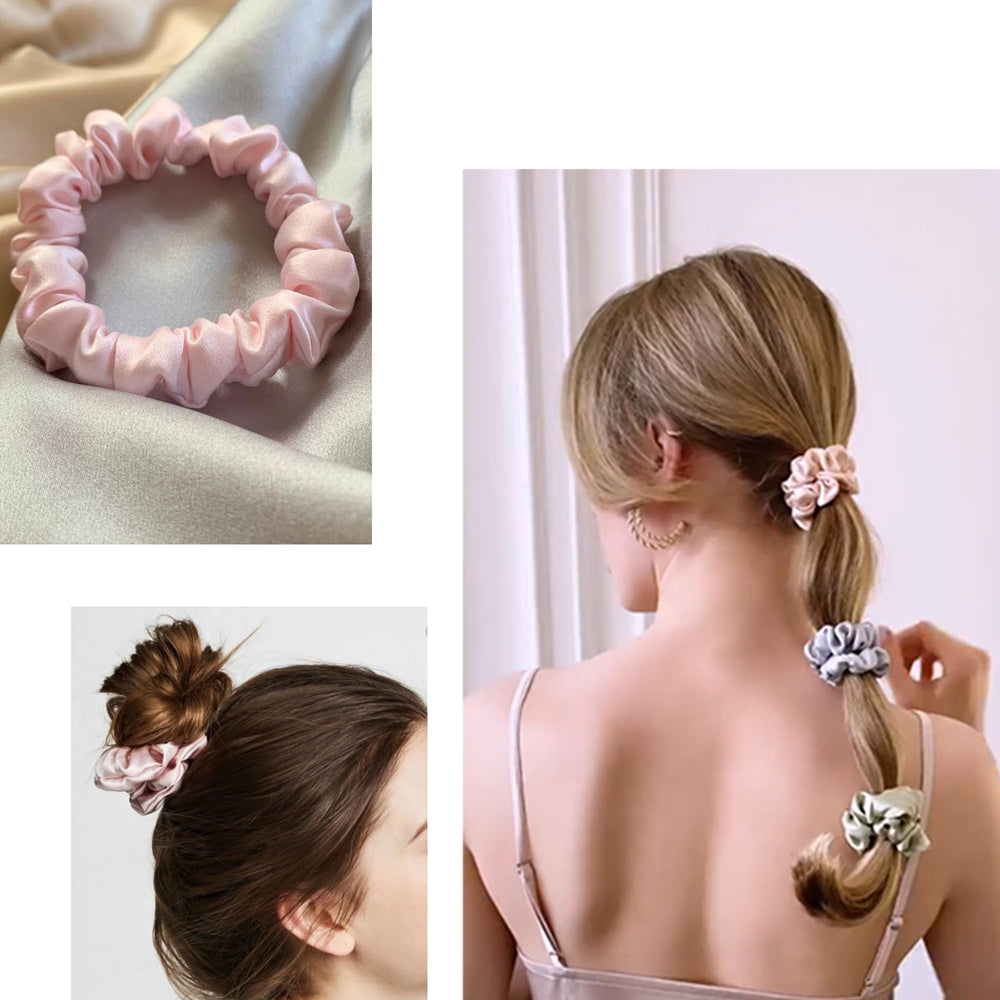Ivyu lazos satinados sin dañar el pelo, tacto suave y cómodo.