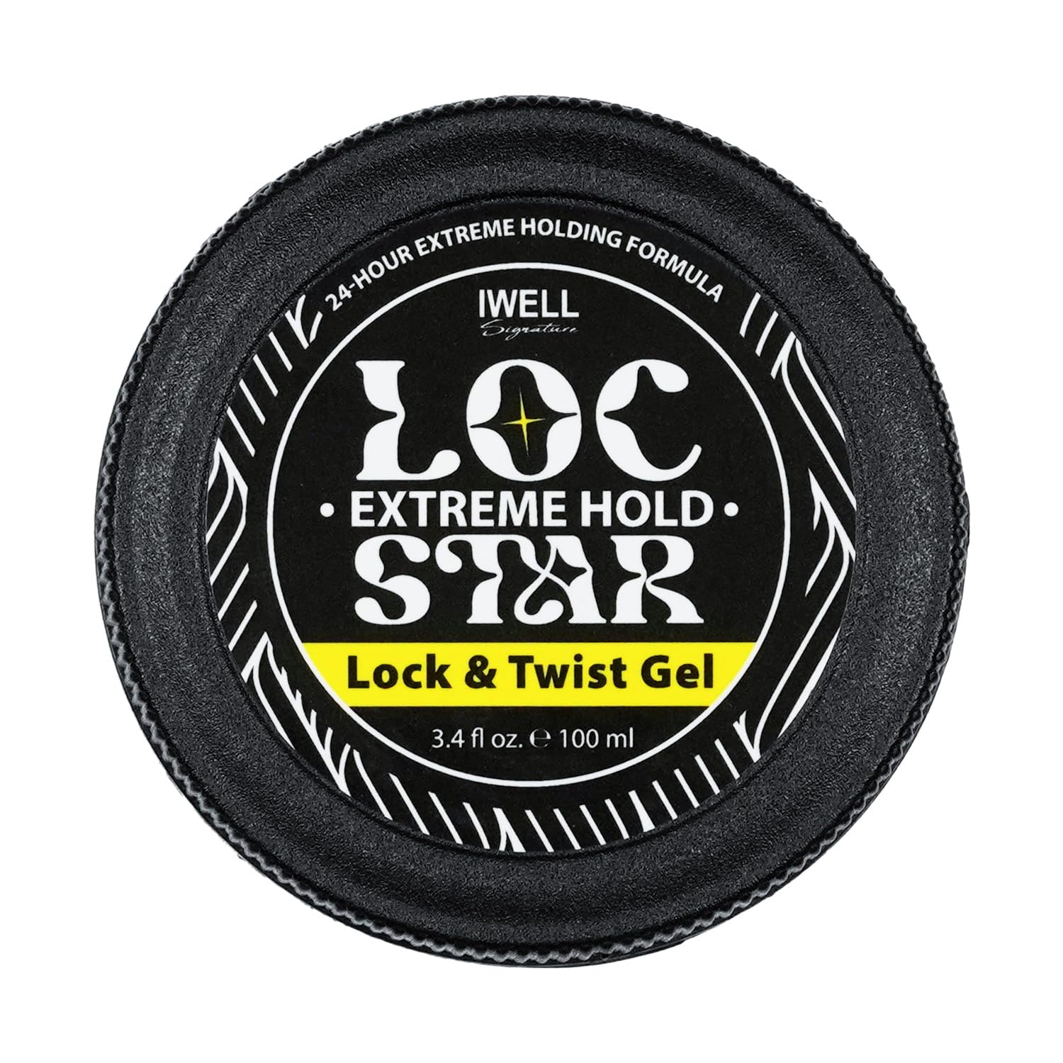 Gel IWELL Signature Loc Star para definir bordes y fijar peinados.