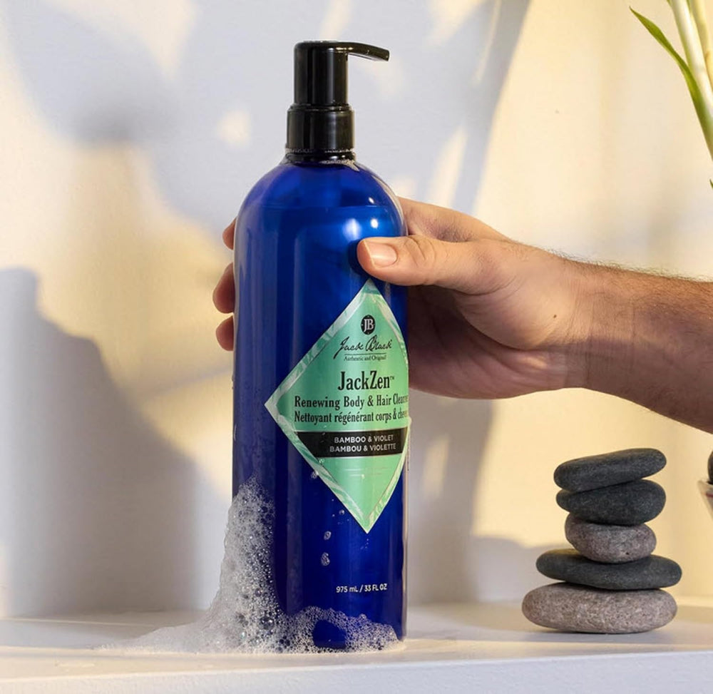 Ducha relajante con Jackzen, ideal para iniciar el día.