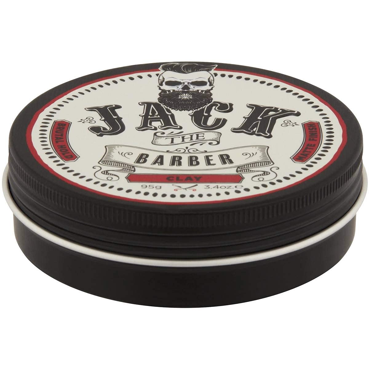 Jack The Barber agarre firme para peinado con fijación duradera.