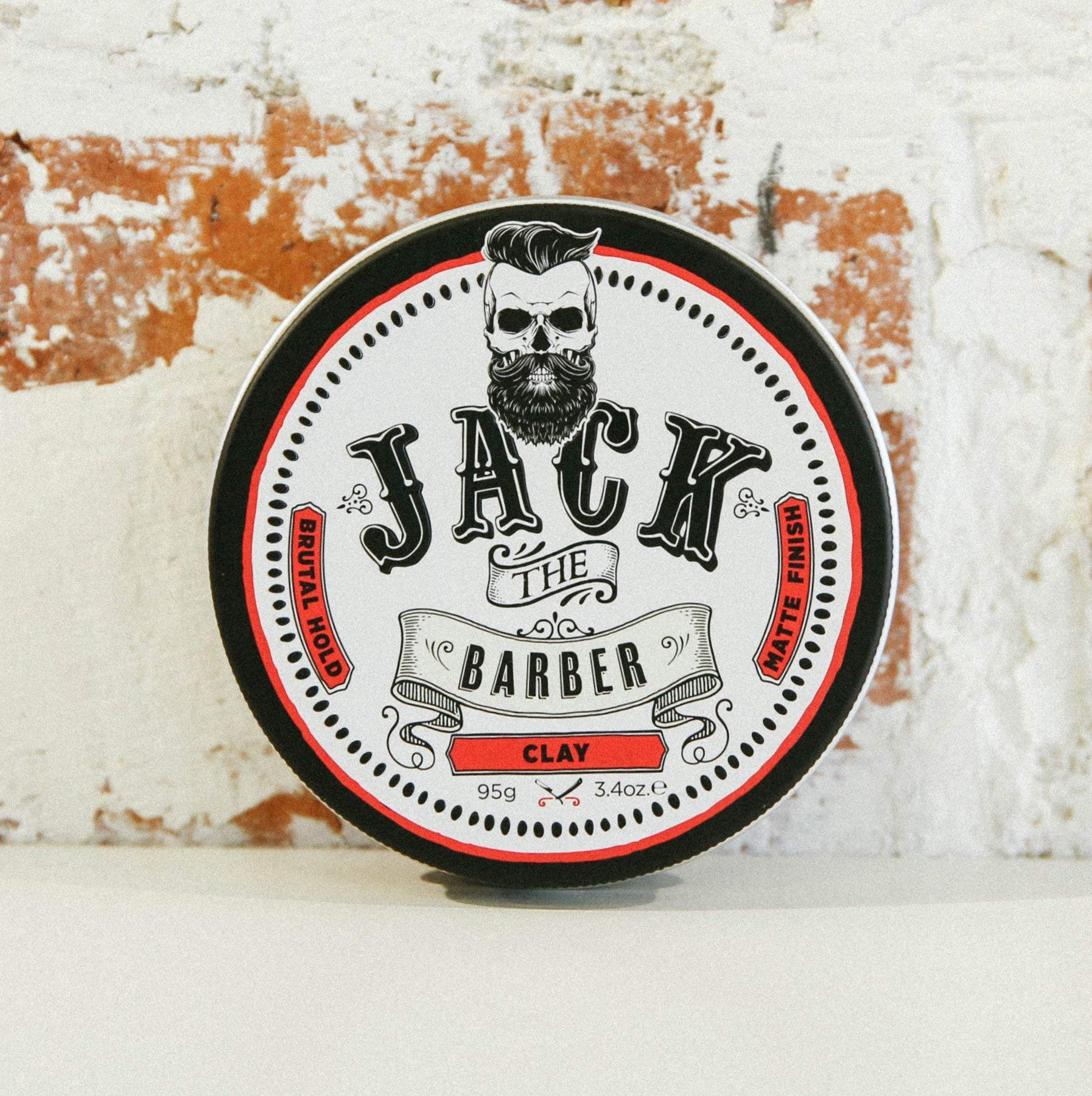 Jack The Barber envase de 3.4 oz para uso diario.