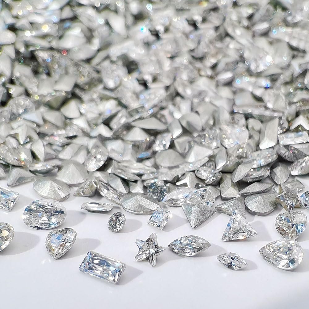 Jaliya rhinestones cristal para uñas, ideal para proyectos caseros.