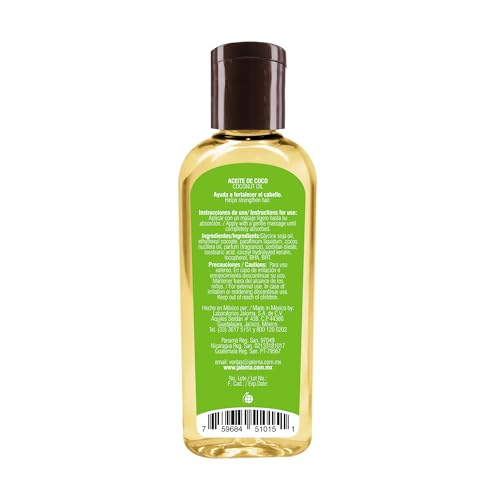 Jaloma Aceite de Coco con Keratina: control del frizz y brillo.