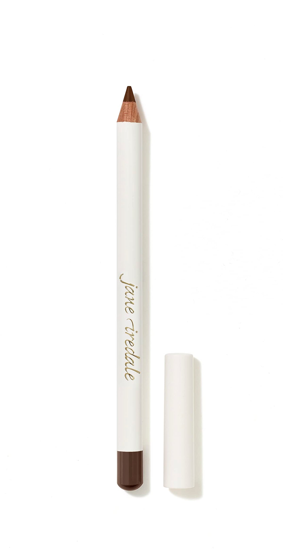 Jane Iredale lápiz ojos marrón básico con punta redondeada para trazo definido