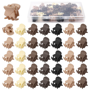 Pinzas JANYUN de cabello mini mate con agarre firme para peinados diarios