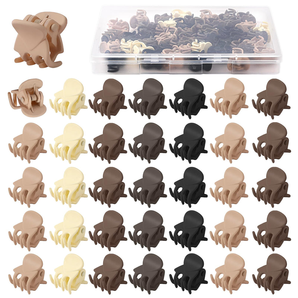 Pinzas JANYUN de cabello mini mate con agarre firme para peinados diarios