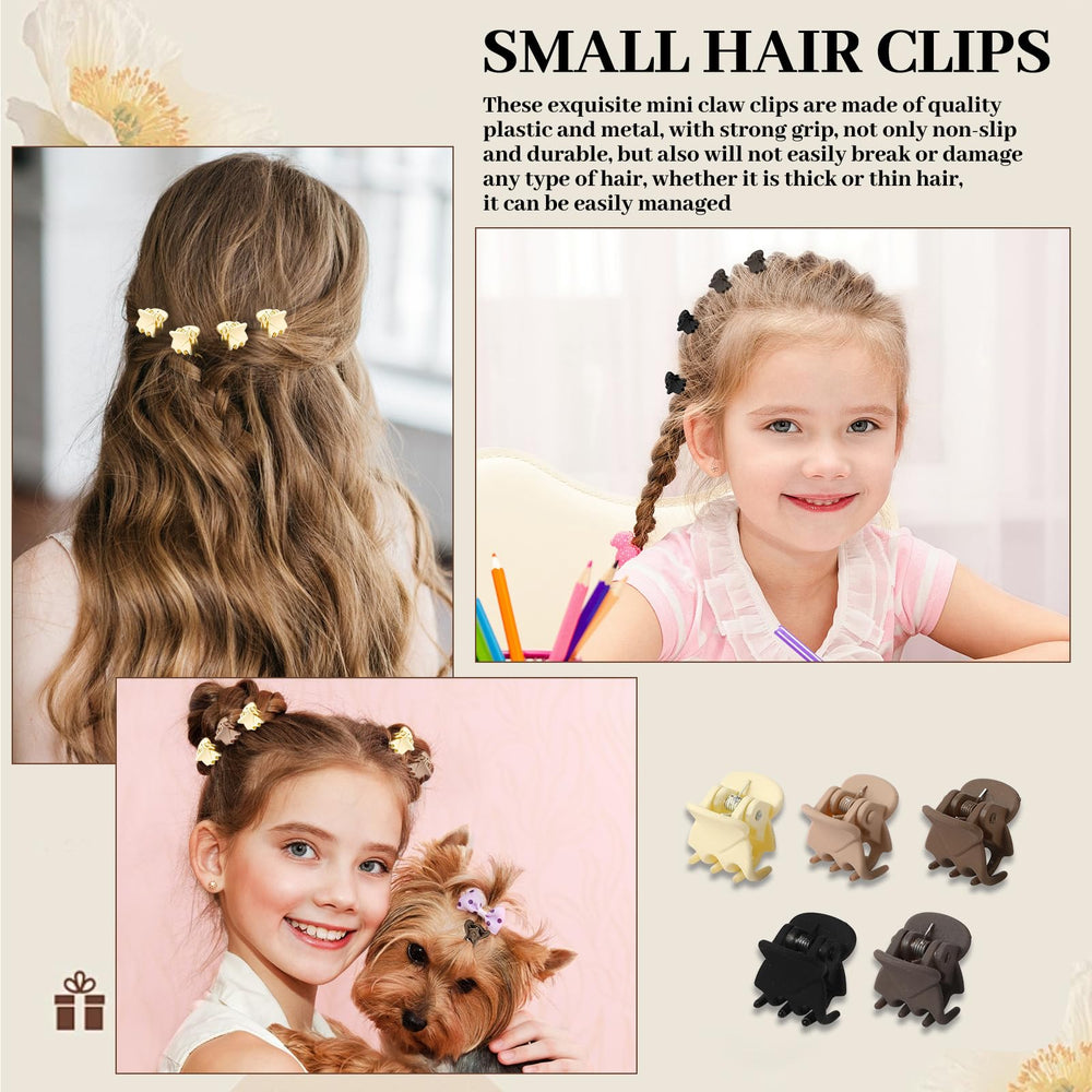 Conjunto JANYUN de 48 clips mate para peinados simples