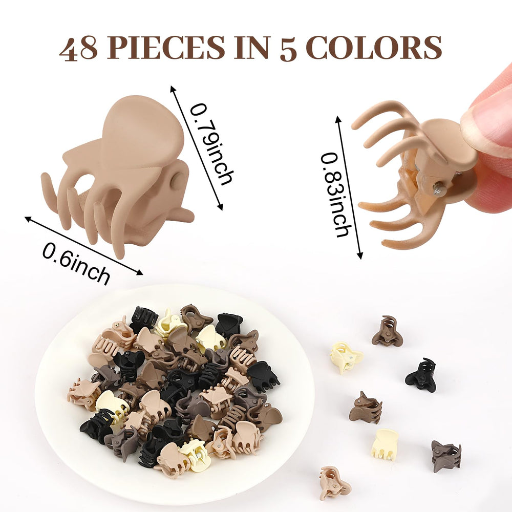 Pinzas JANYUN mini para cabello uso diario discreto y práctico