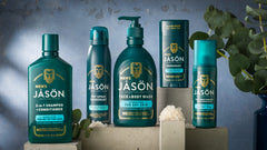 Jason desodorante barra con eucalipto y minerales marinos para cuidado de la piel.