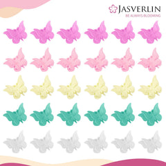Clip jasverlin mariposa pelo 5 colores, combina con cualquier atuendo.