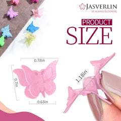 Clip jasverlin mariposa pelo 90s, añade nostalgia y estilo retro.