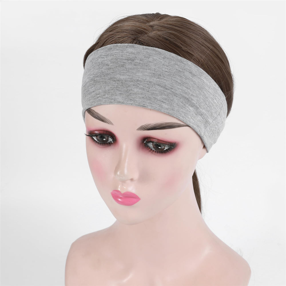 Banda blanca JCKHXG para cabello suave y transpirable durante yoga.