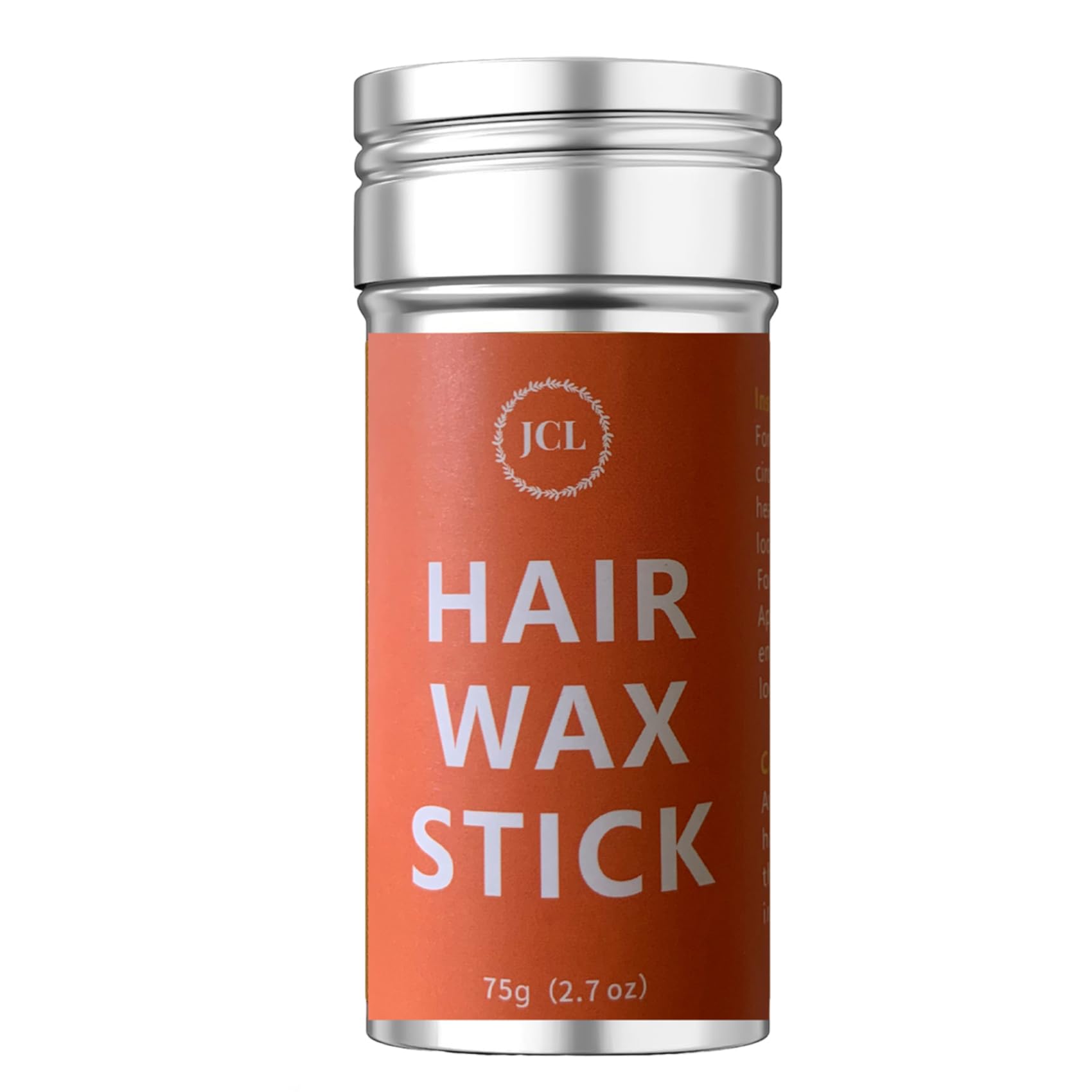 Barra JCL para mujer aplicando cera para controlar frizz