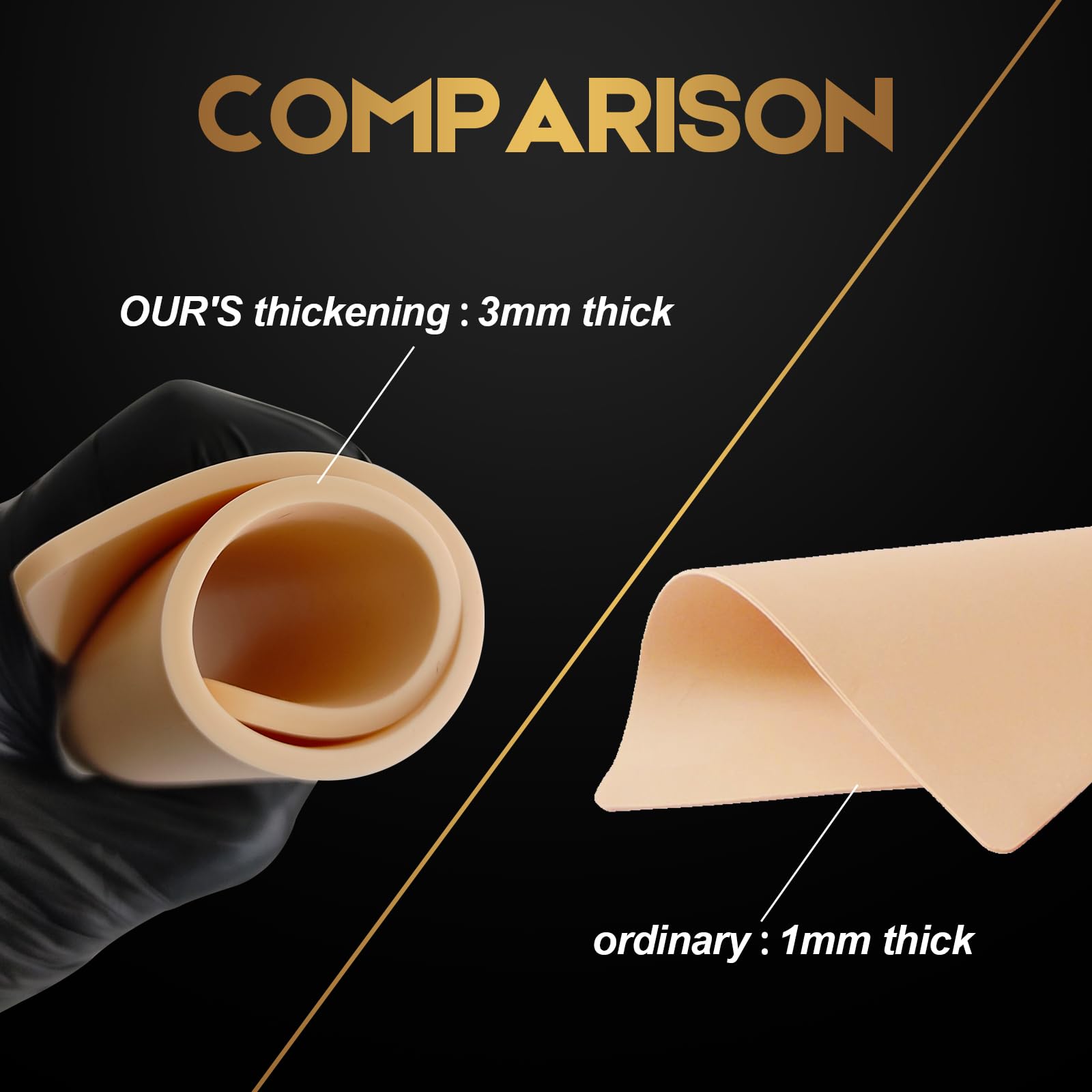 Piel sintética Jconly flexible que se adapta a curvas para práctica realista.