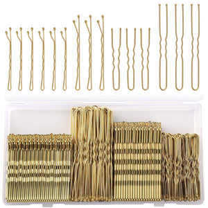 Pinzas Jelara para pelo rubio ondulado de 2 pulgadas, sujeción estable para recogidos.