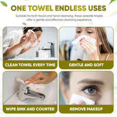JenMom toallas faciales para piel sensible, hipoalergénicas y suaves.